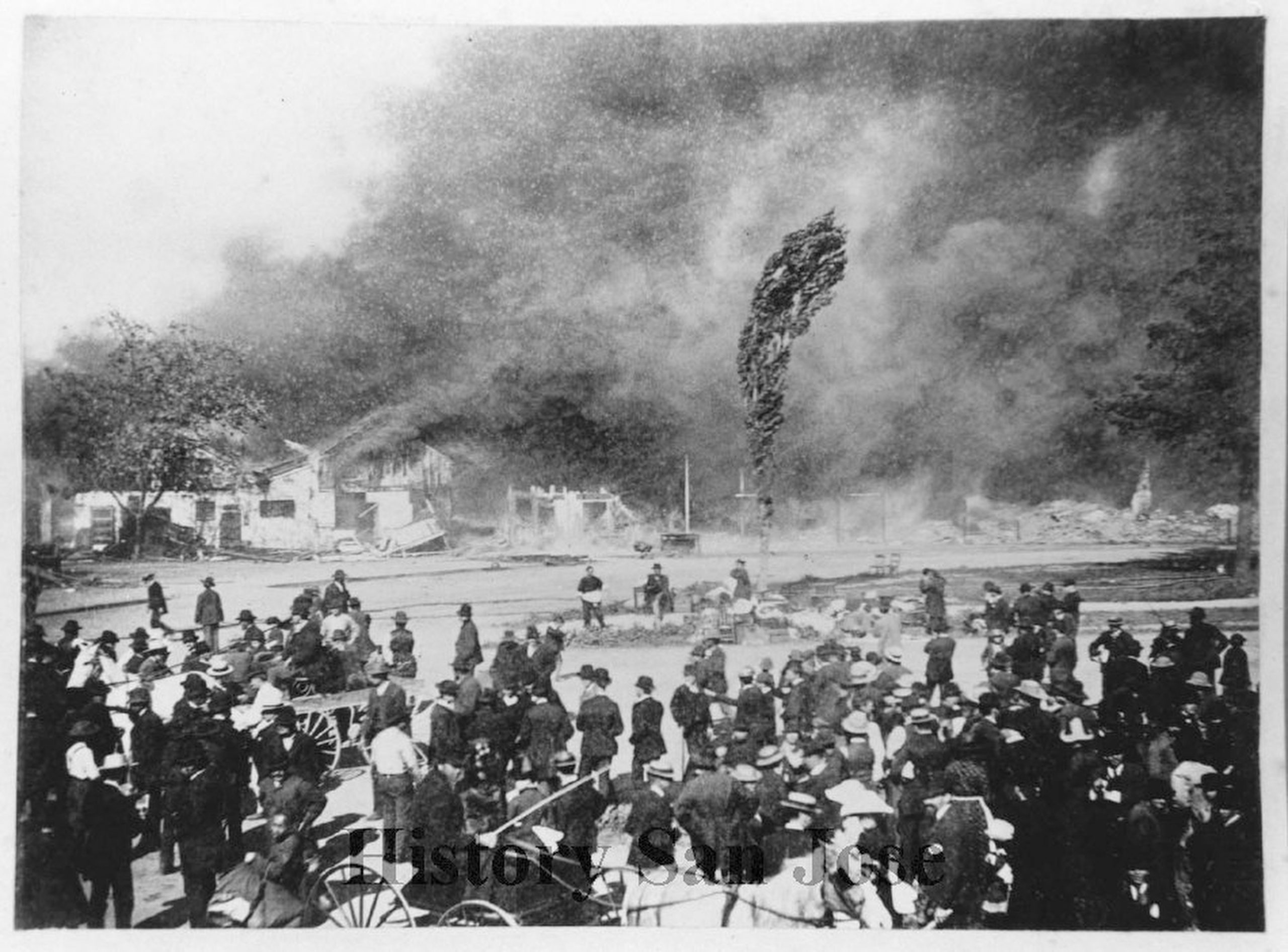 1887年纵火毁唐人街  圣何西市长为排华道歉