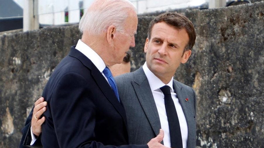 Macron, Biden have ‘friendly’ talk to defuse submarine row
