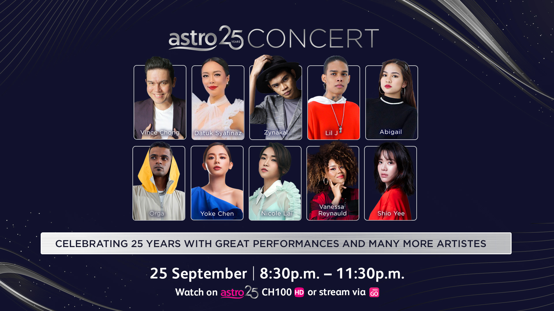 Astro 925线上演唱会星光熠熠．汇聚金锺国杰森玛耶兹等54海内外歌手