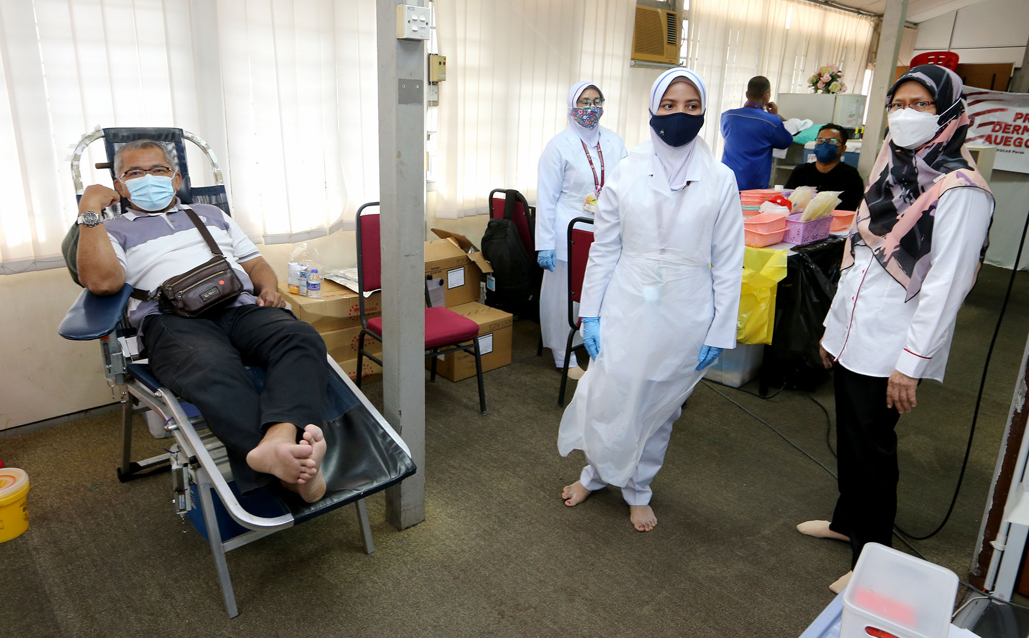 中央医院希望民间团体复办捐血运动