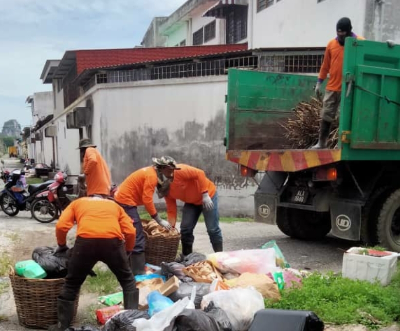 承包商和市政厅部分员工染疫 怡保收垃圾清洁服务受影响