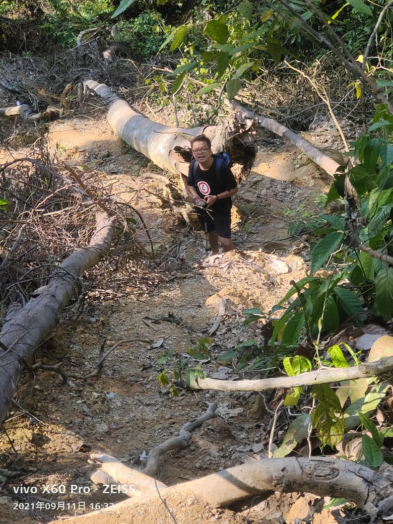 （古城第三版主文）熊山通CP4路线泥土流失 登山客受促留意