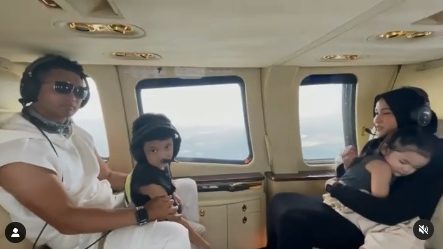 关注孩子安全  夫妇花钱租直升机携眷赴海岛度假