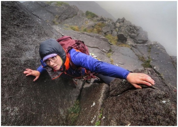 拼盘／女登山家花两个月　攀登83座岩石