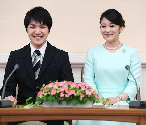 日本／宫内厅宣布：真子公主将于本月26日结婚
