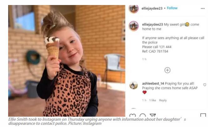澳4岁女童露营失踪 警悬赏300万求线索