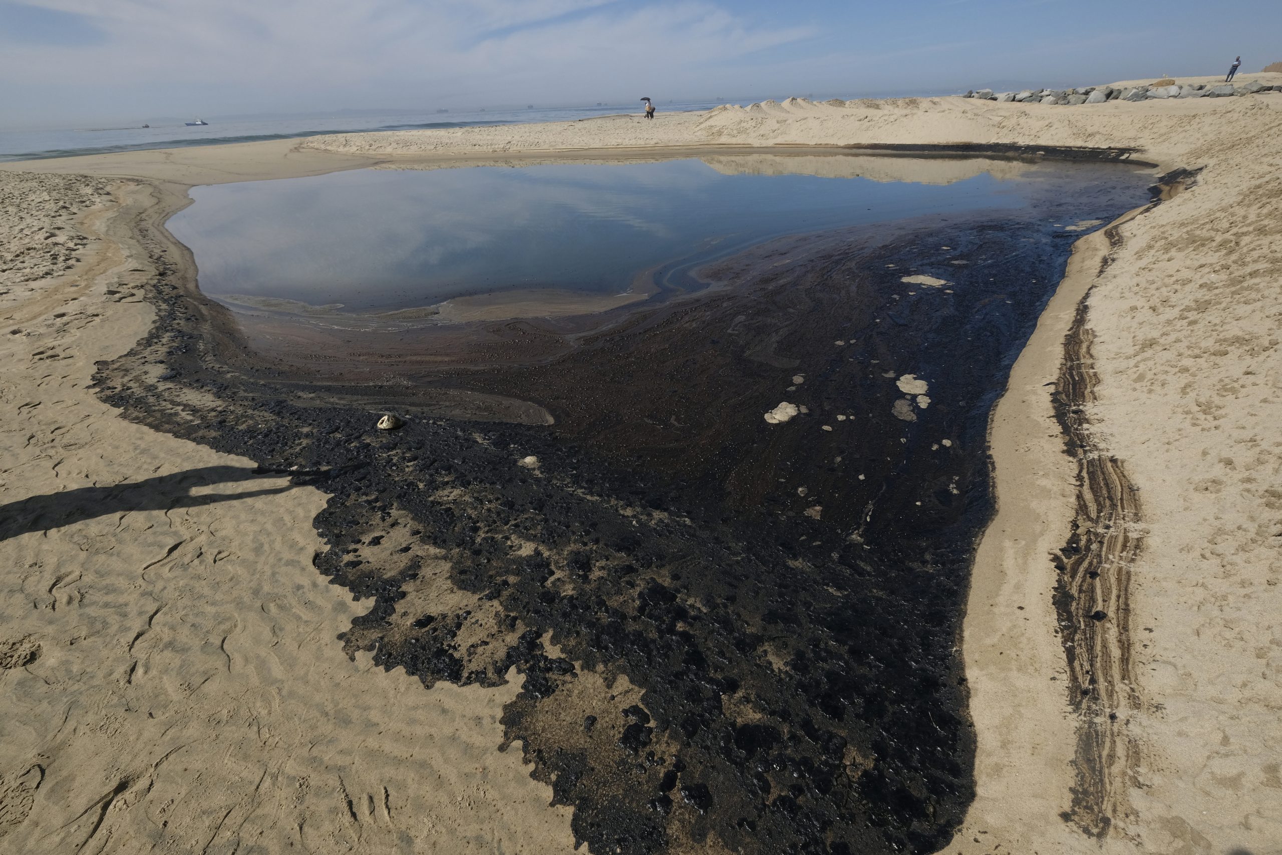 美国南加海岸发生重大石油泄漏 恐酿生态悲剧