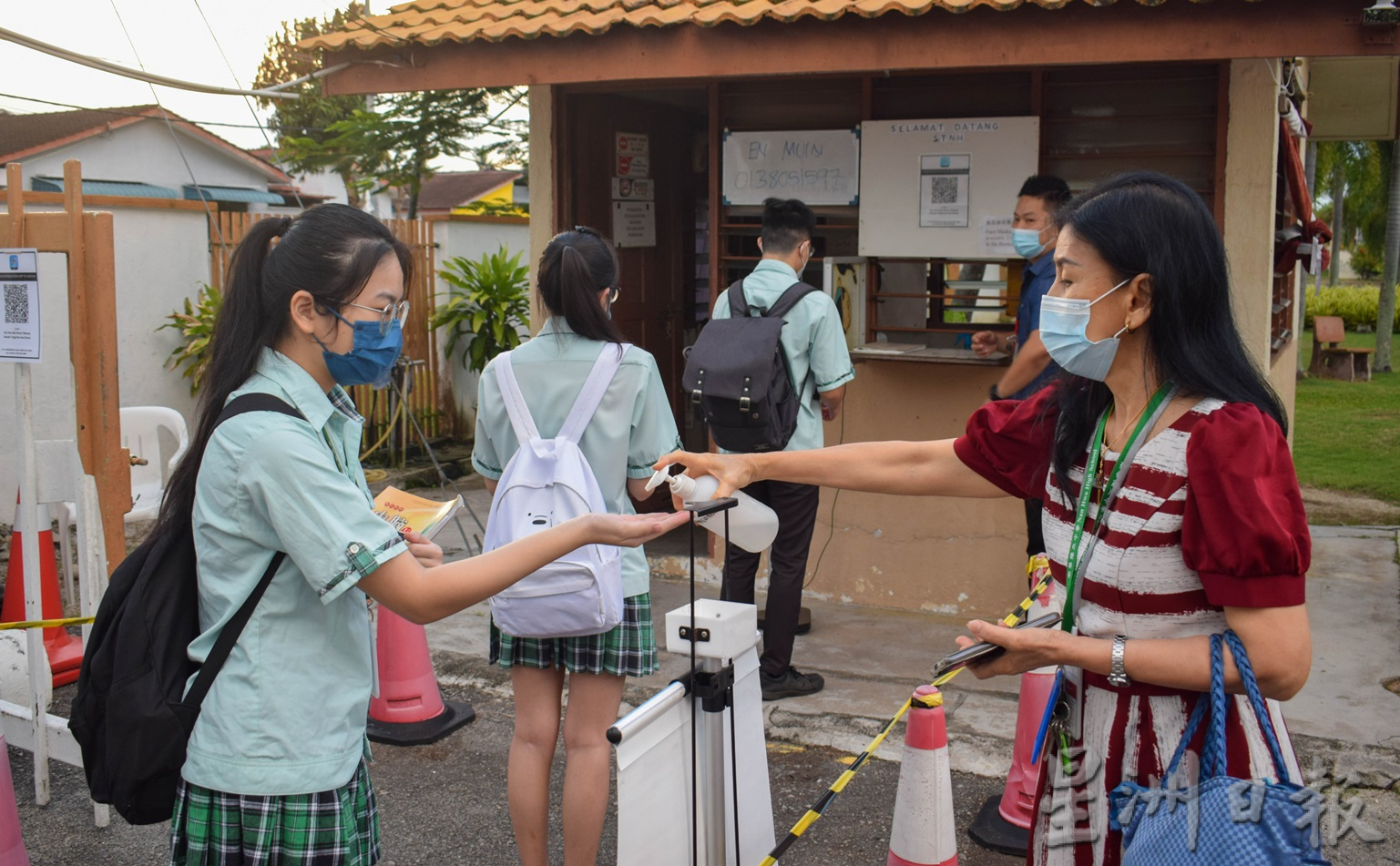 霹：南华独中教职员全面施打疫苗，学生近100%接种率