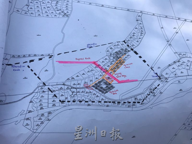 （古城封面主文）安乐新村反对高压电缆工程经过该村