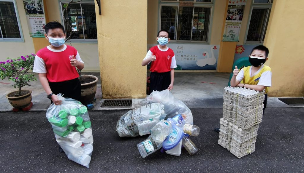 师生收集逾700kg回收物  美律谷华小环保理念获赞
