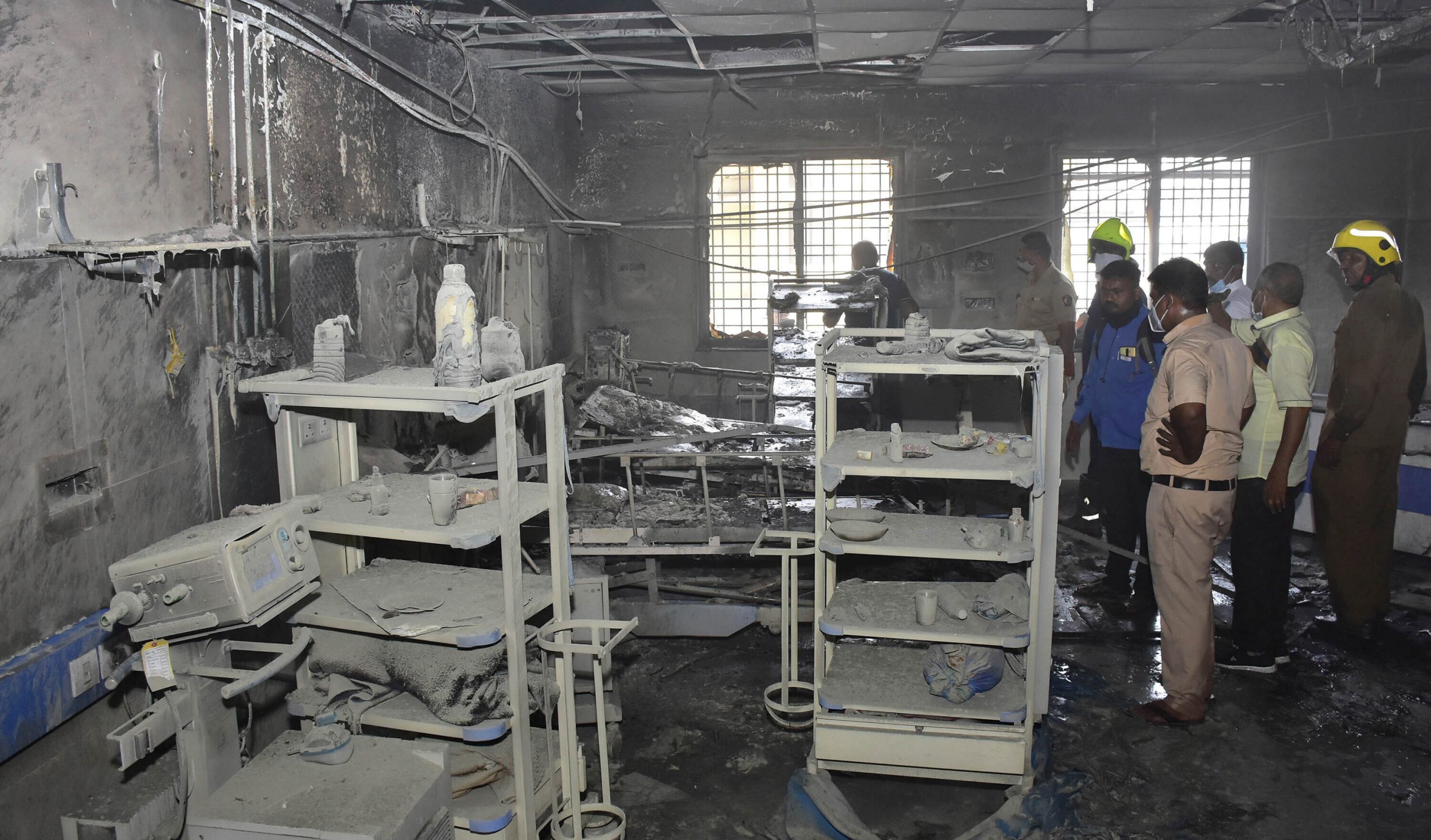 印度医院加护病房失火 11冠病患者烧死
