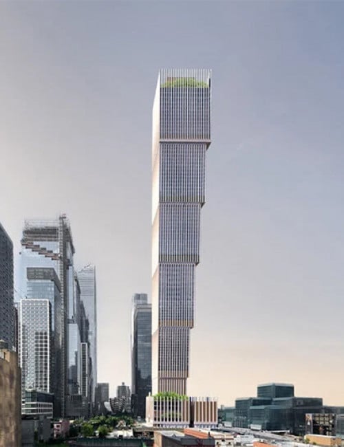 拚图)纽约拟建“倒置摩天大楼” 将成西半球第2高建筑物