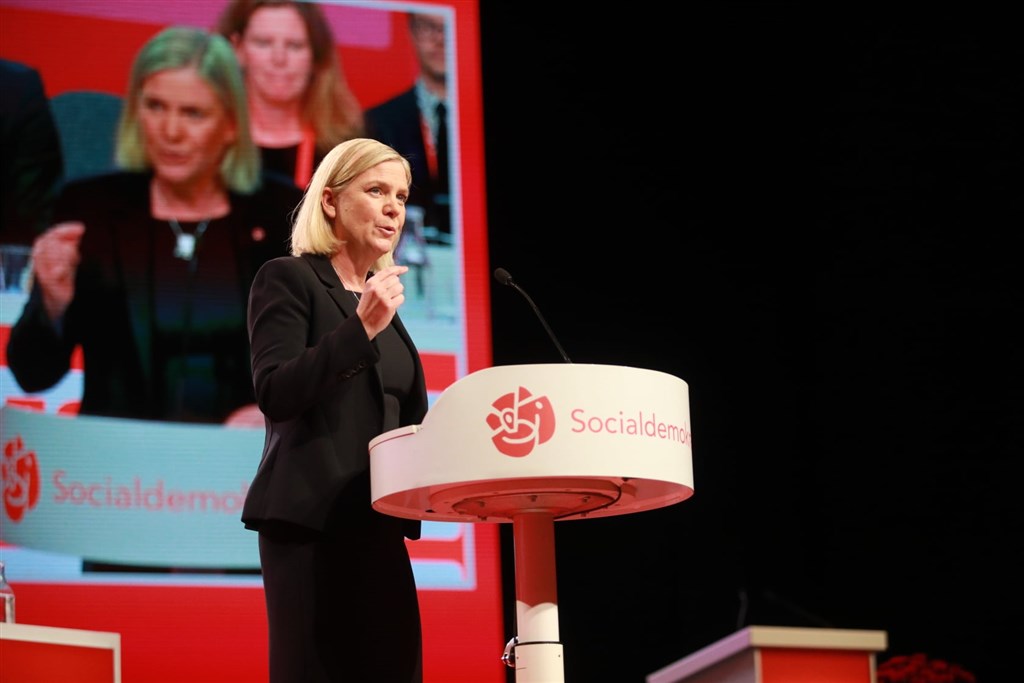 瑞典财长安德森接任执政党党魁 有望成首位女总理