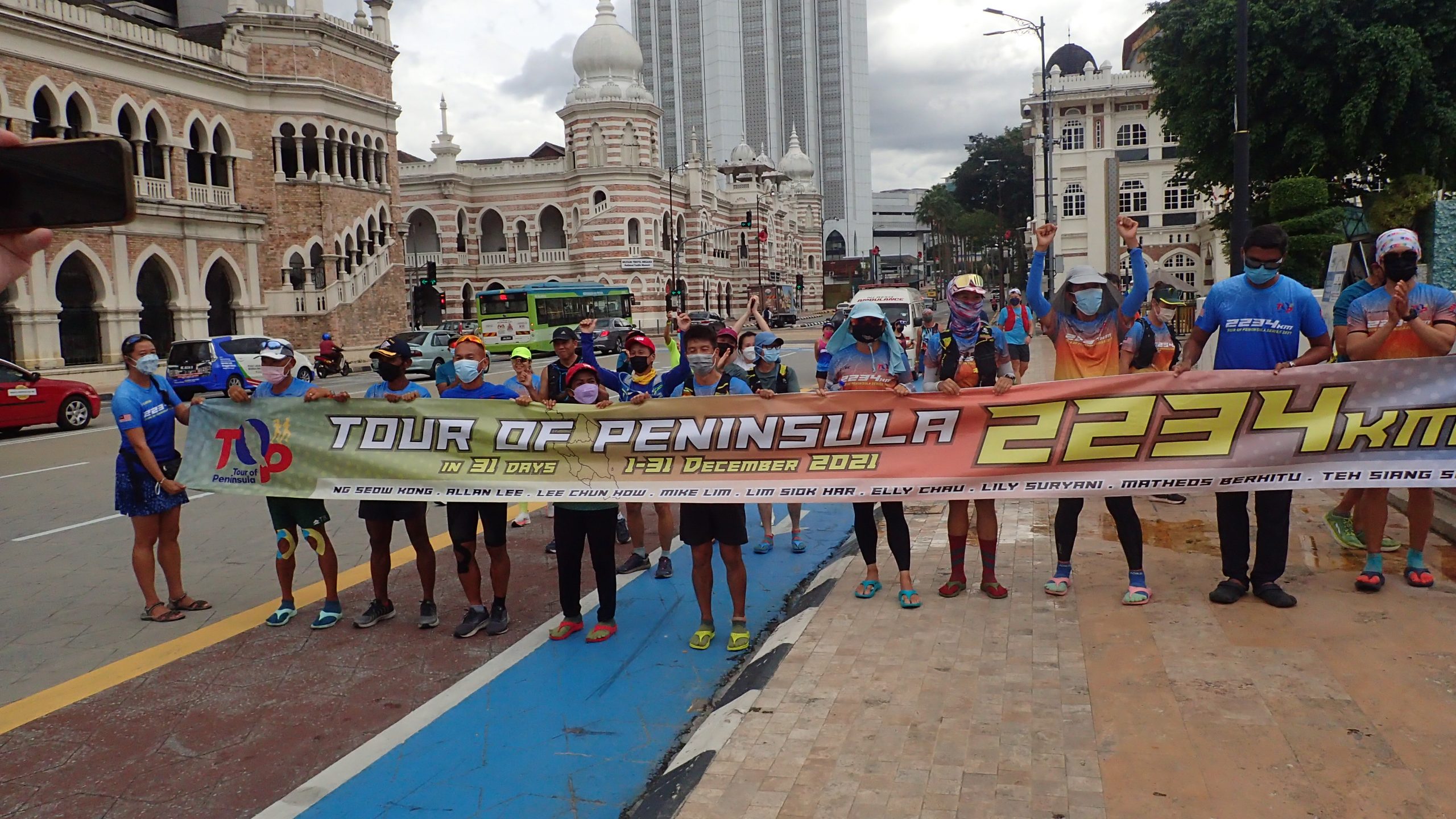 2021大马环半岛2234公里  创造2项马来西亚纪录大全