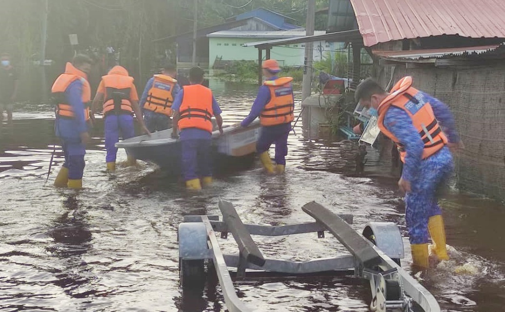下霹雳2疏散中心 灾民增至284名
