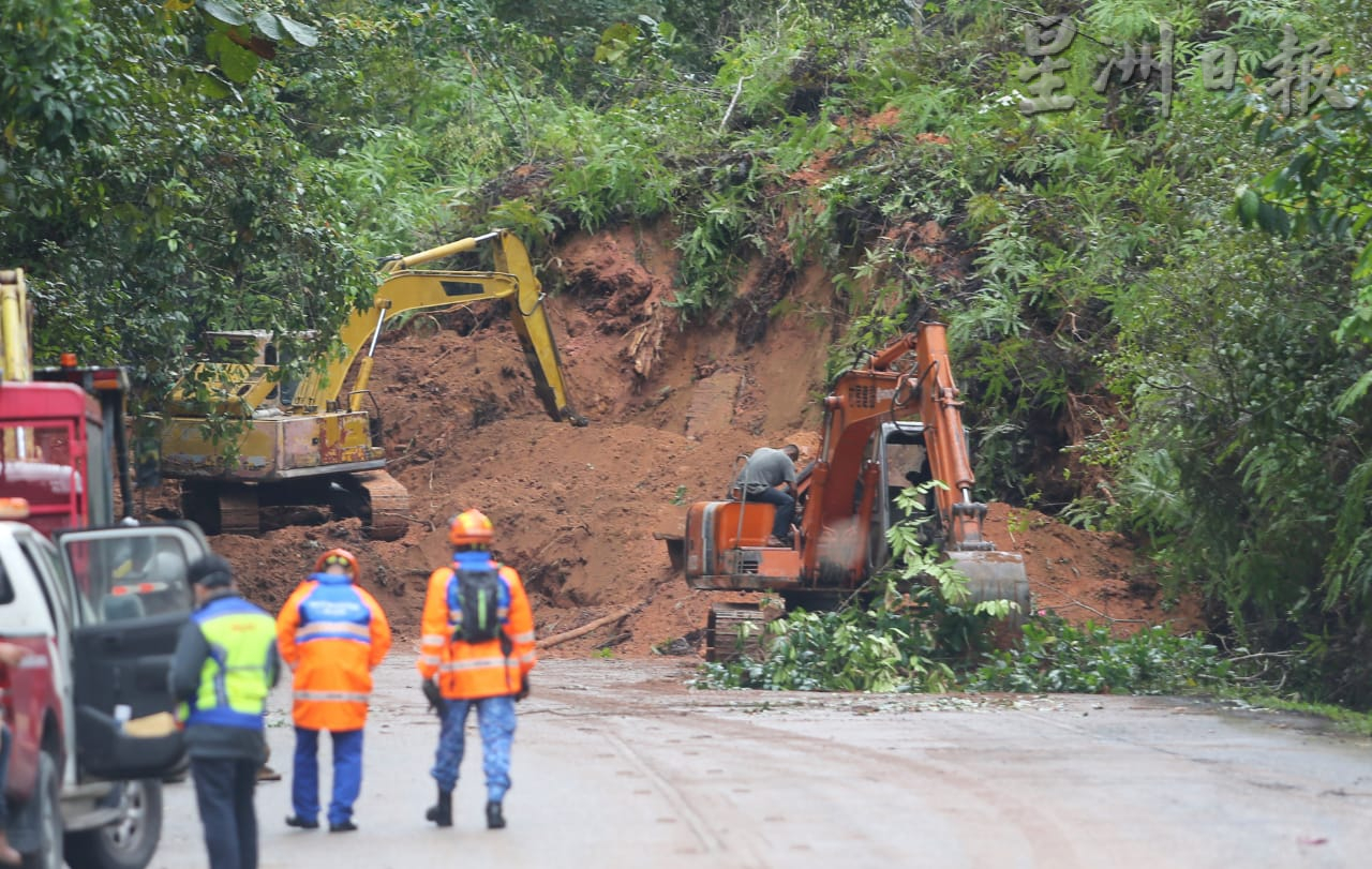 新邦波赖-金马仑路土崩 139名救援员续搜救
