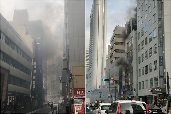 日本大阪繁华街大厦火灾　传27人心肺停止