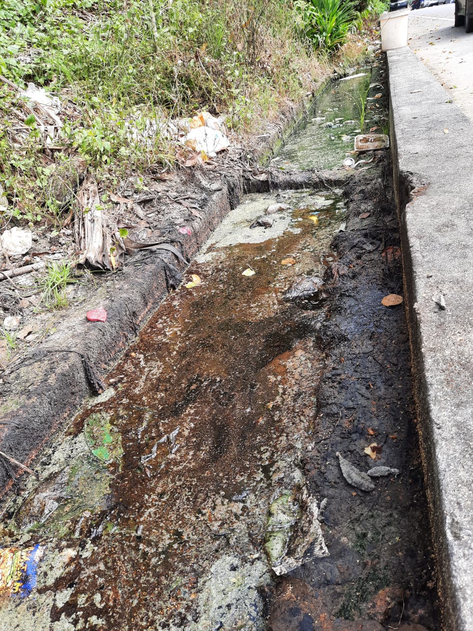 柔：新闻：武吉巴西两处沟渠崩塌，麻市议会等待拨款进行维修