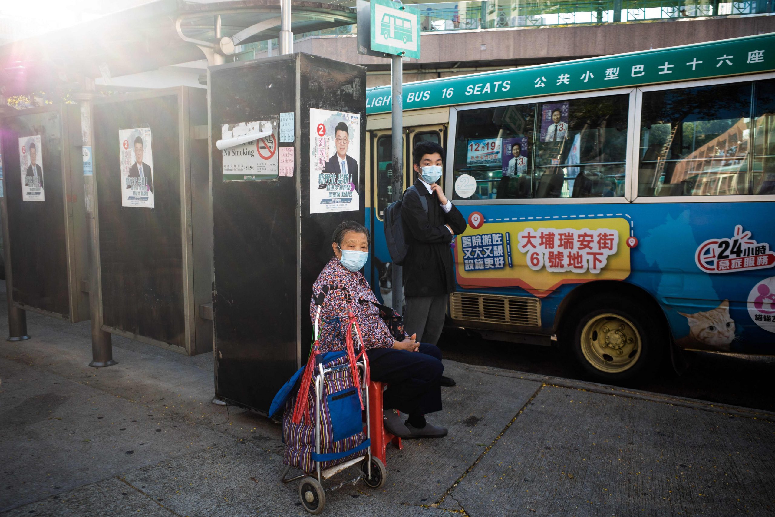 香港19日立法会选举 市民免费乘公交