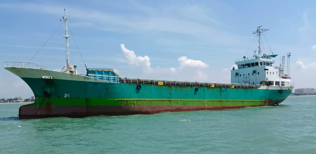 （大北马）货船疑违法停泊在槟海域被扣
