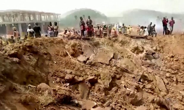 加纳矿区大爆炸 数百栋建筑被毁、死亡人数不明