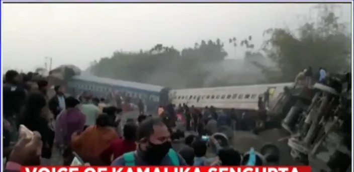印度火车脱轨 至少3死逾20伤