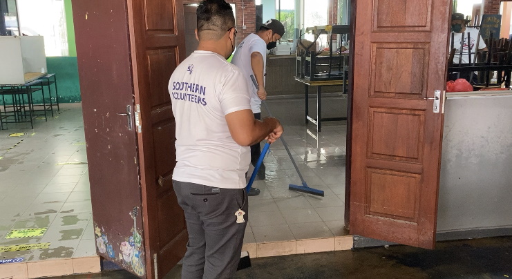 柔：昔加末灾区227间住家和建筑物  获1700名志工协助清洗