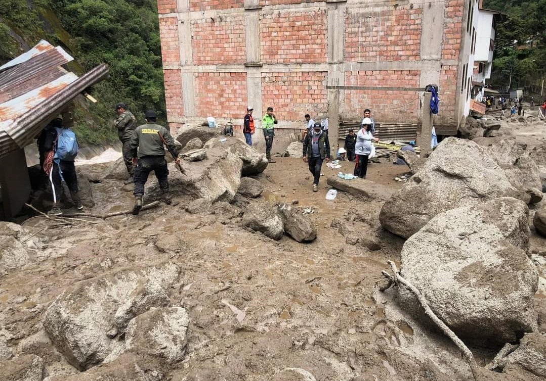 秘鲁／暴雨损坏马丘比丘铁路和桥梁
