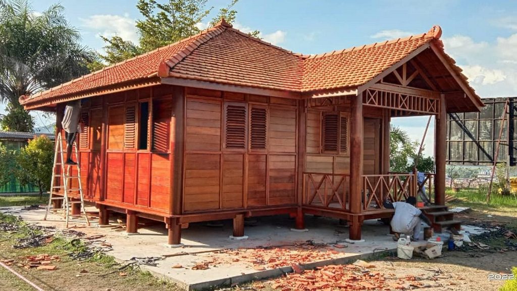印尼定制马口组装 马口佛光山增建2栋独特小木屋