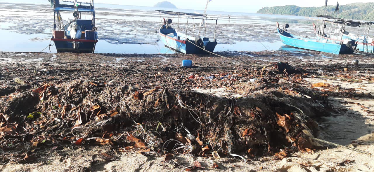槟岛西南区风灾 渔船吹翻屋子损坏