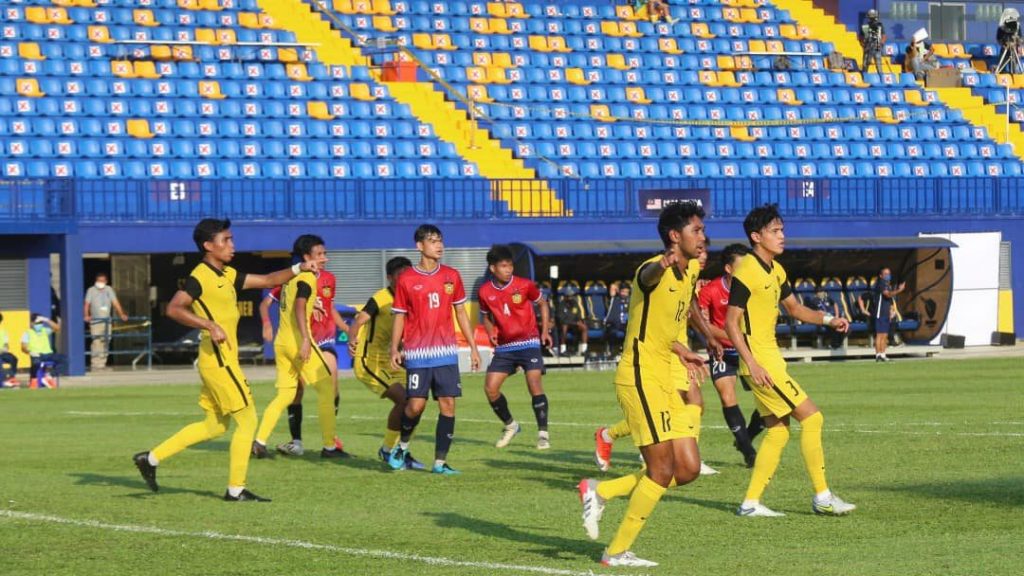 Малайзия u23. Знак футбольного команда Лаос 2022.