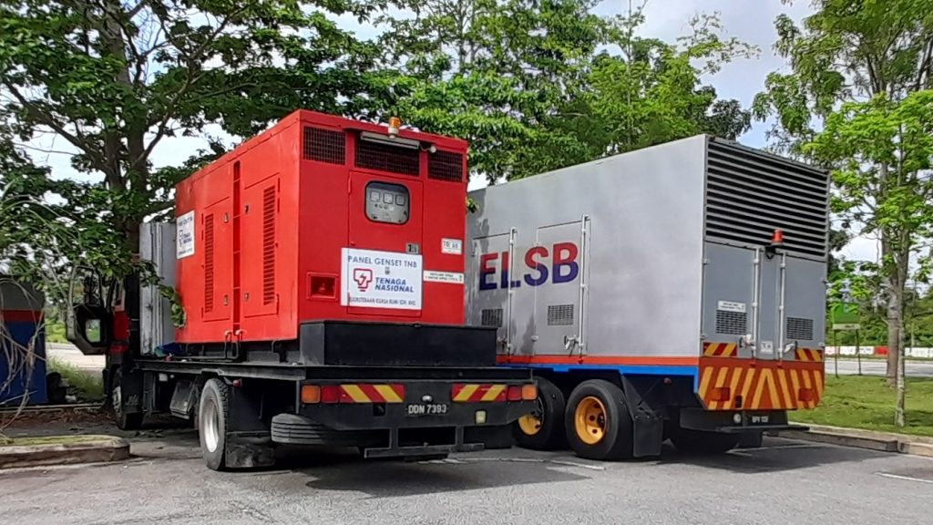 丹绒隆坡恢复供电  流动发电机已撤离