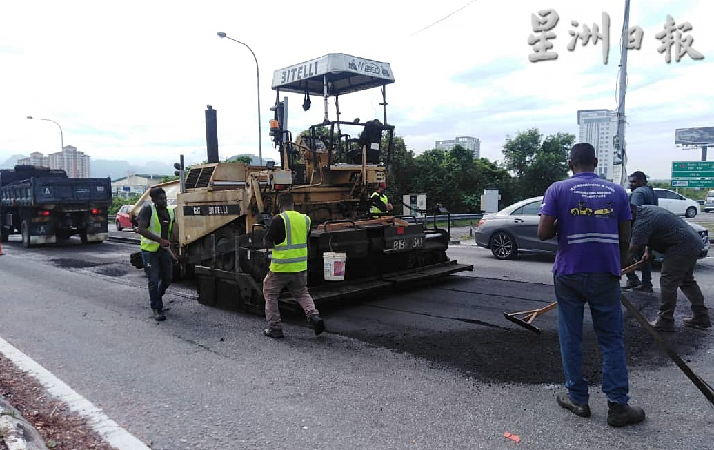 大霹雳封面主文／怡市长：施工期间塞车保持耐心 首阶段67地道路重铺开始了