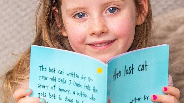 5岁女童出绘本 或成全球最年轻作家