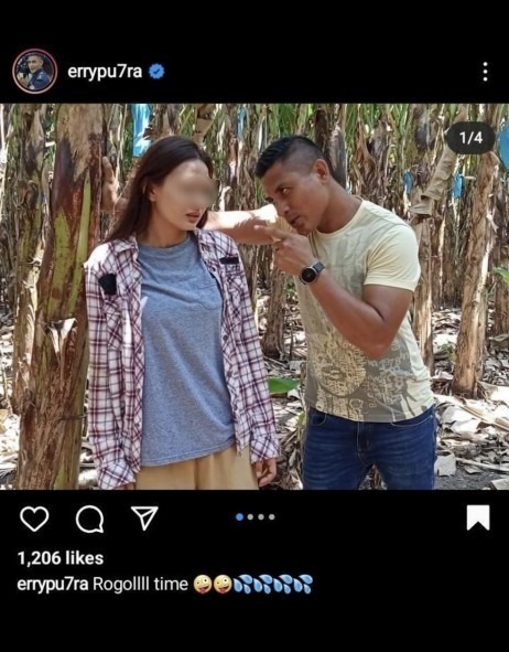 马来男演员放女搭档剧照·写“强奸时间到”被骂翻