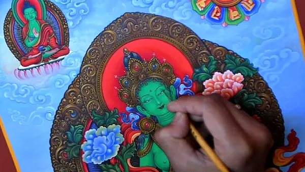 Nepal artist breathes life into sacred painting tradition