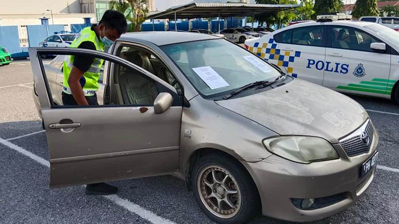 警方寻获吉隆坡报失轿车 3男子在浮罗交怡被扣助查