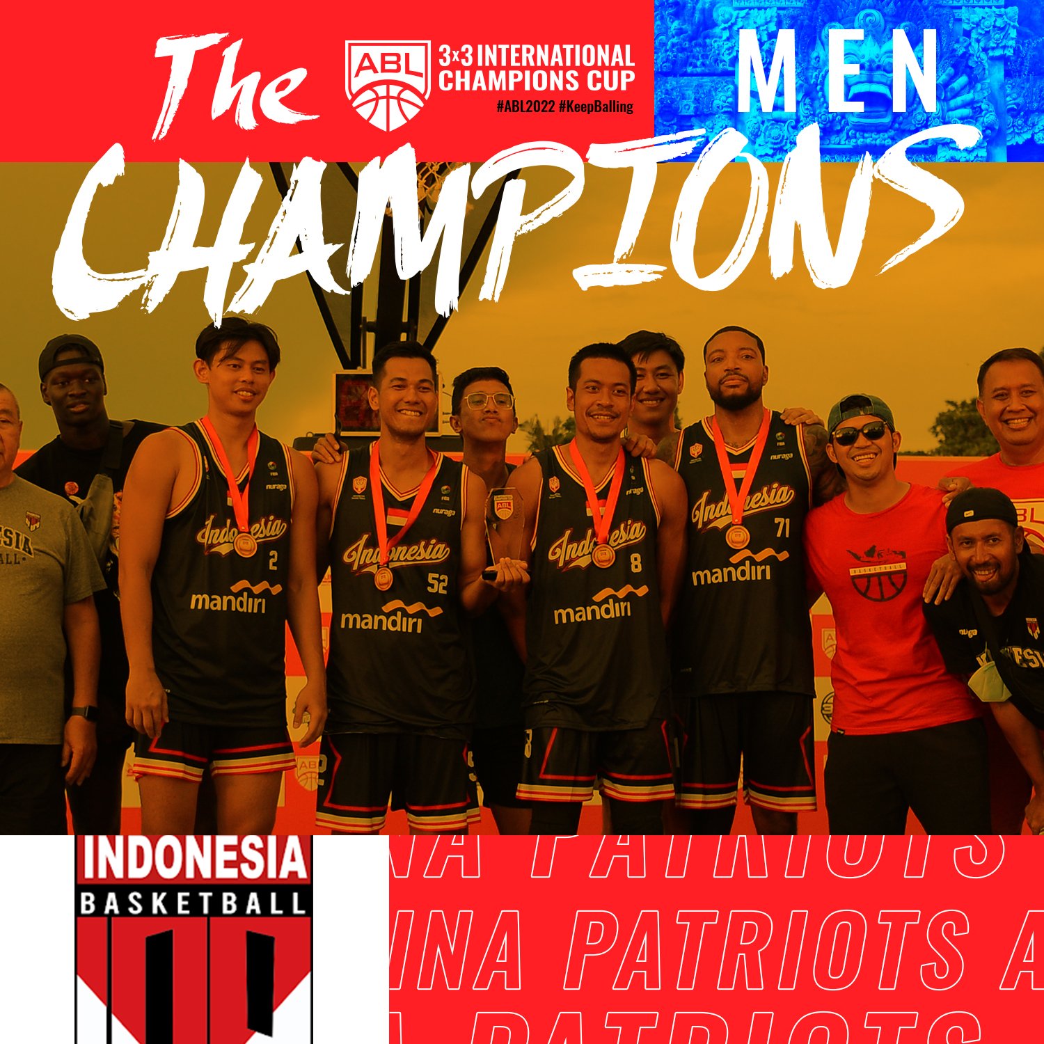 ABL3人篮球赛国际冠军杯  马男篮负印尼夺亚军