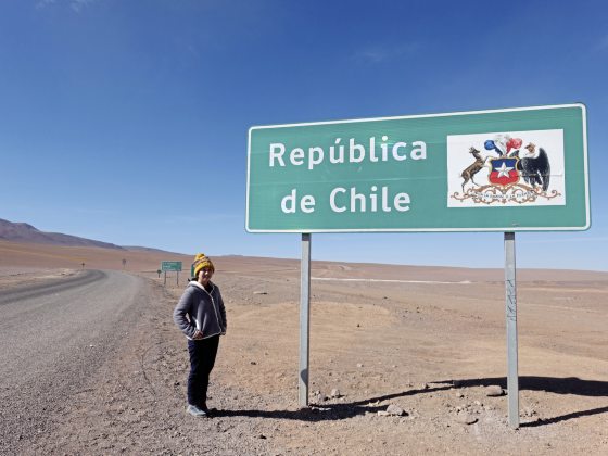 玻利维亚和智利的边境，从这里坐一个多小时的车就可以抵达全世界最干燥的高原沙漠San Pedro de Atacama。(photo:SinChew)