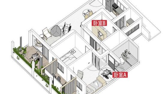 【OKU家居改造／02】向有限空间挑战，2方案打造无障碍便利生活