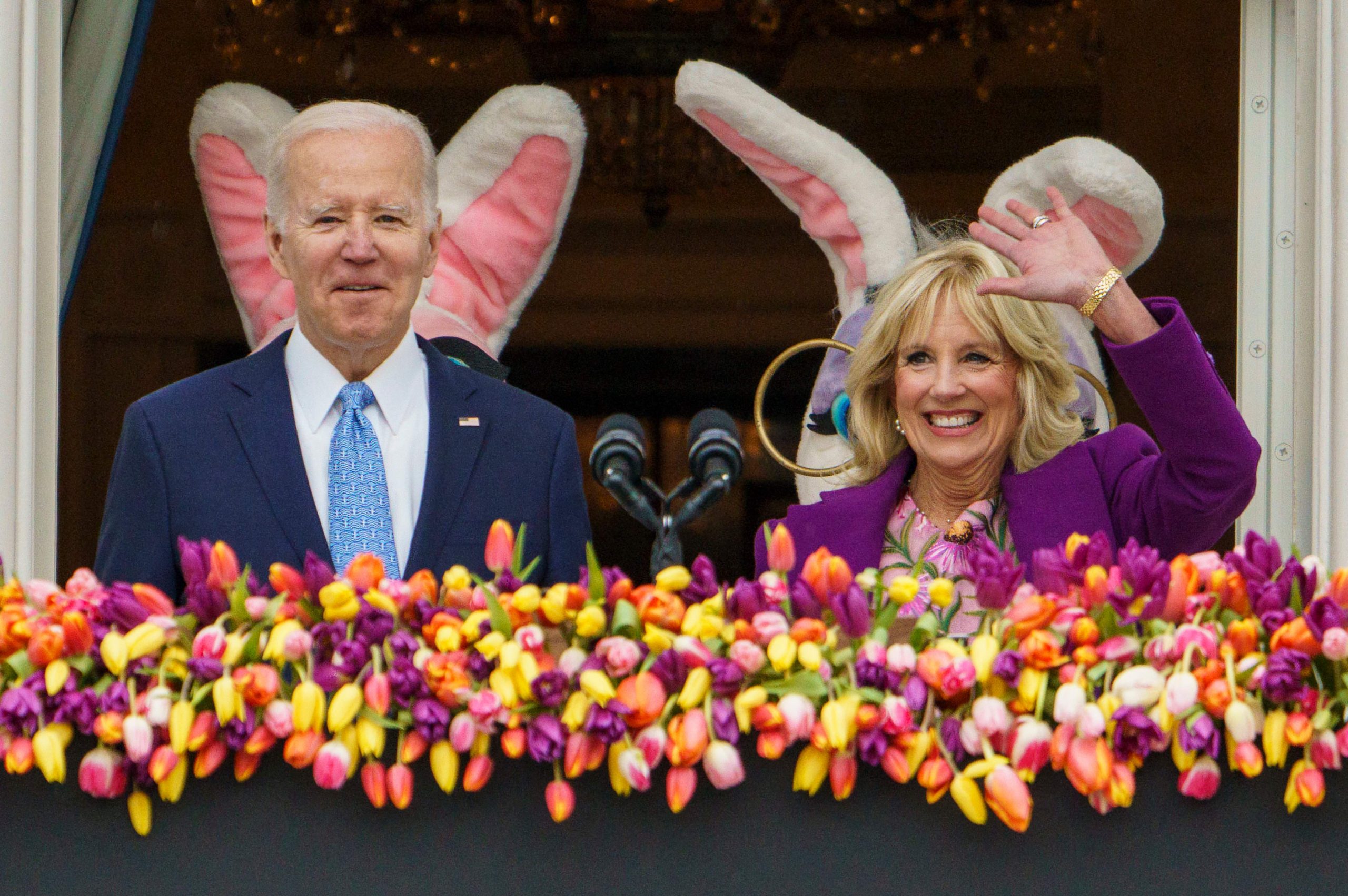 两年来白宫首办复活节滚彩蛋活动 拜登：意义重大