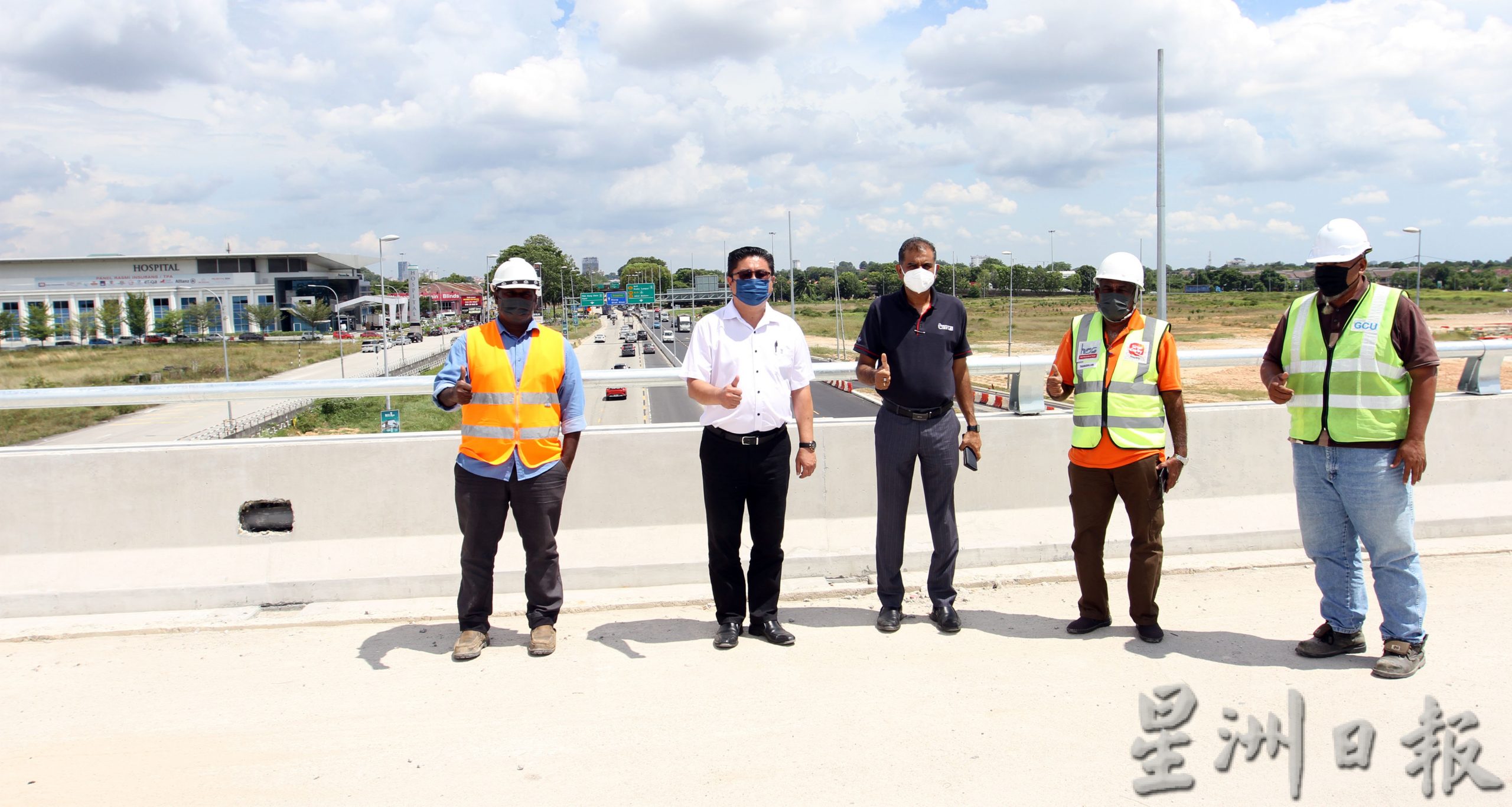 (早报头)大都会：巴生中路武吉拉惹高架天桥工程已完成90%