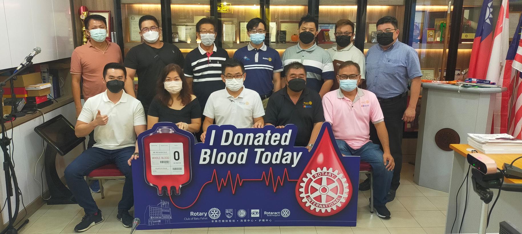 柔：新闻：应付血库需求，峇扶轮社17日办捐血活动