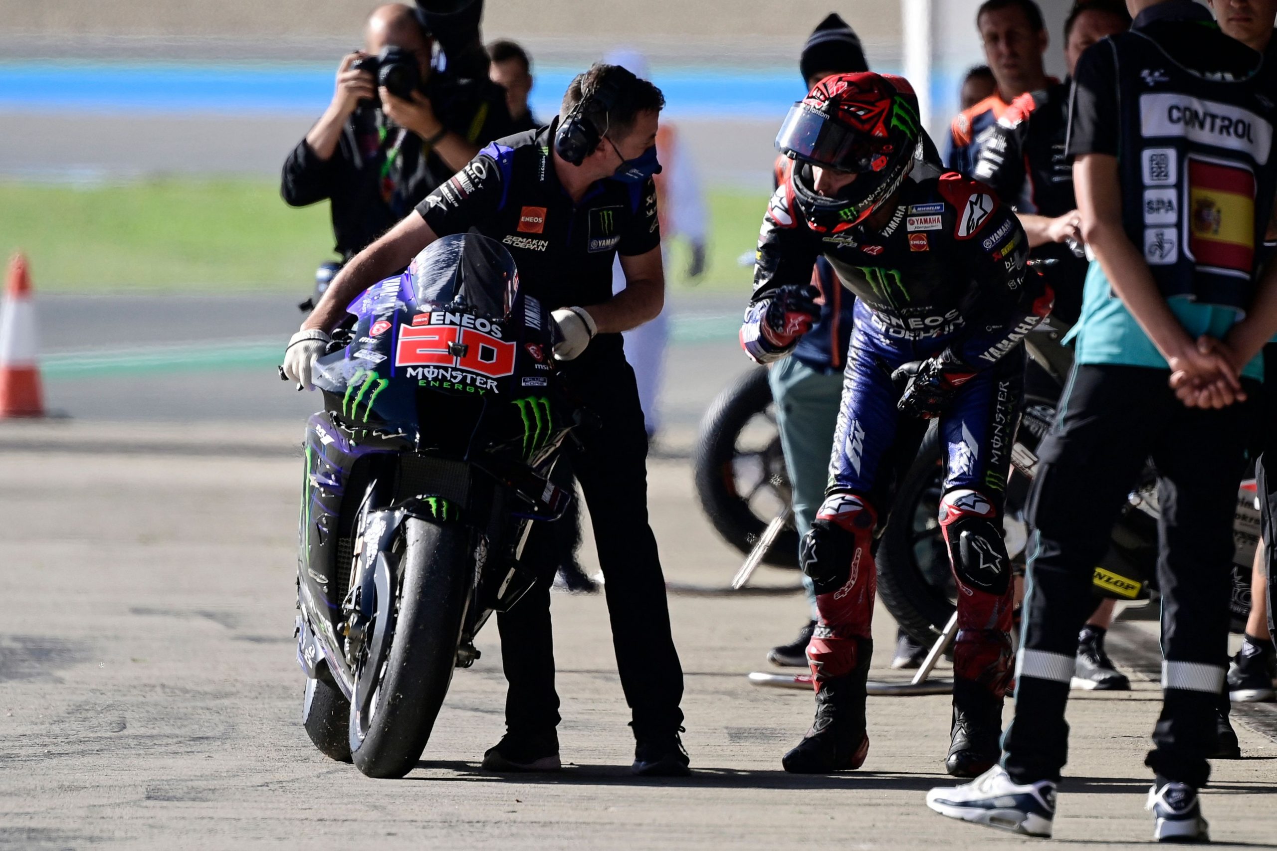 西班牙站MotoGP| 首练不受摔车影响  夸塔拉罗飙最快