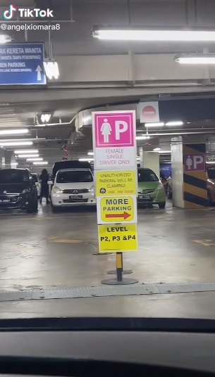 视频|“仅限单身女司机停车” 女子：男士们，看懂标志吗？