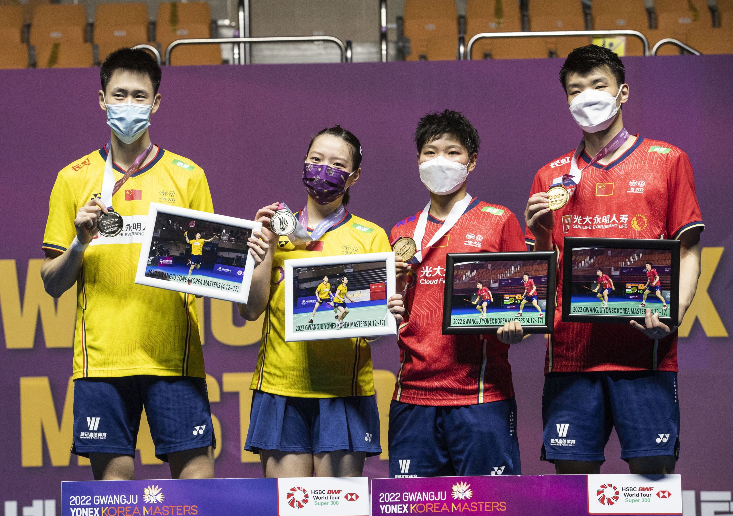 黄鸭（冰娇）称霸混双女单  韩国夺3冠最大赢家