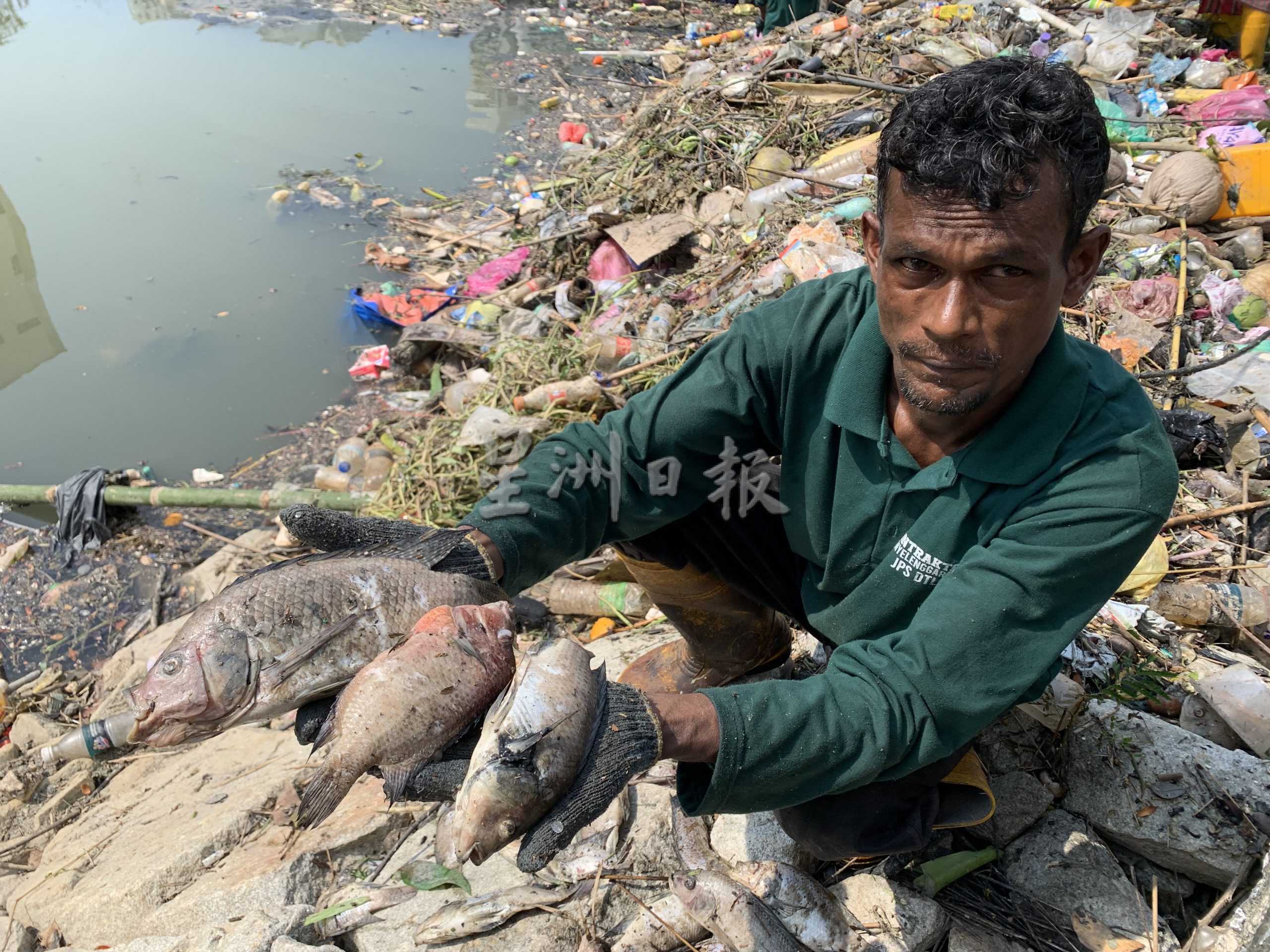 （大北马）设槟榔河平行沟渠 降低槟榔河垃圾污染程度