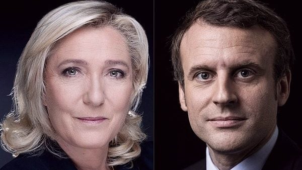 Le Pen, Macron kick off battle for French presidency