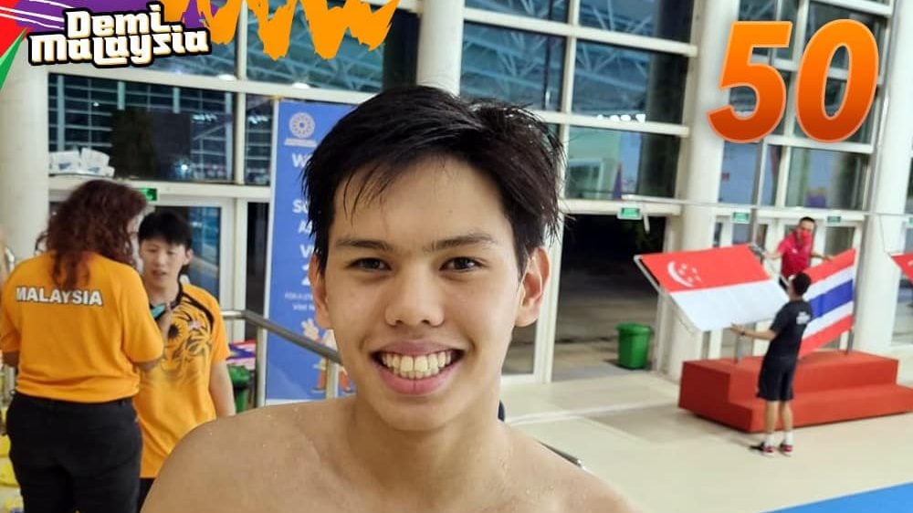 河内东运会| 男4×200公尺自由泳接力破全國  大馬泳軍再添1银1铜