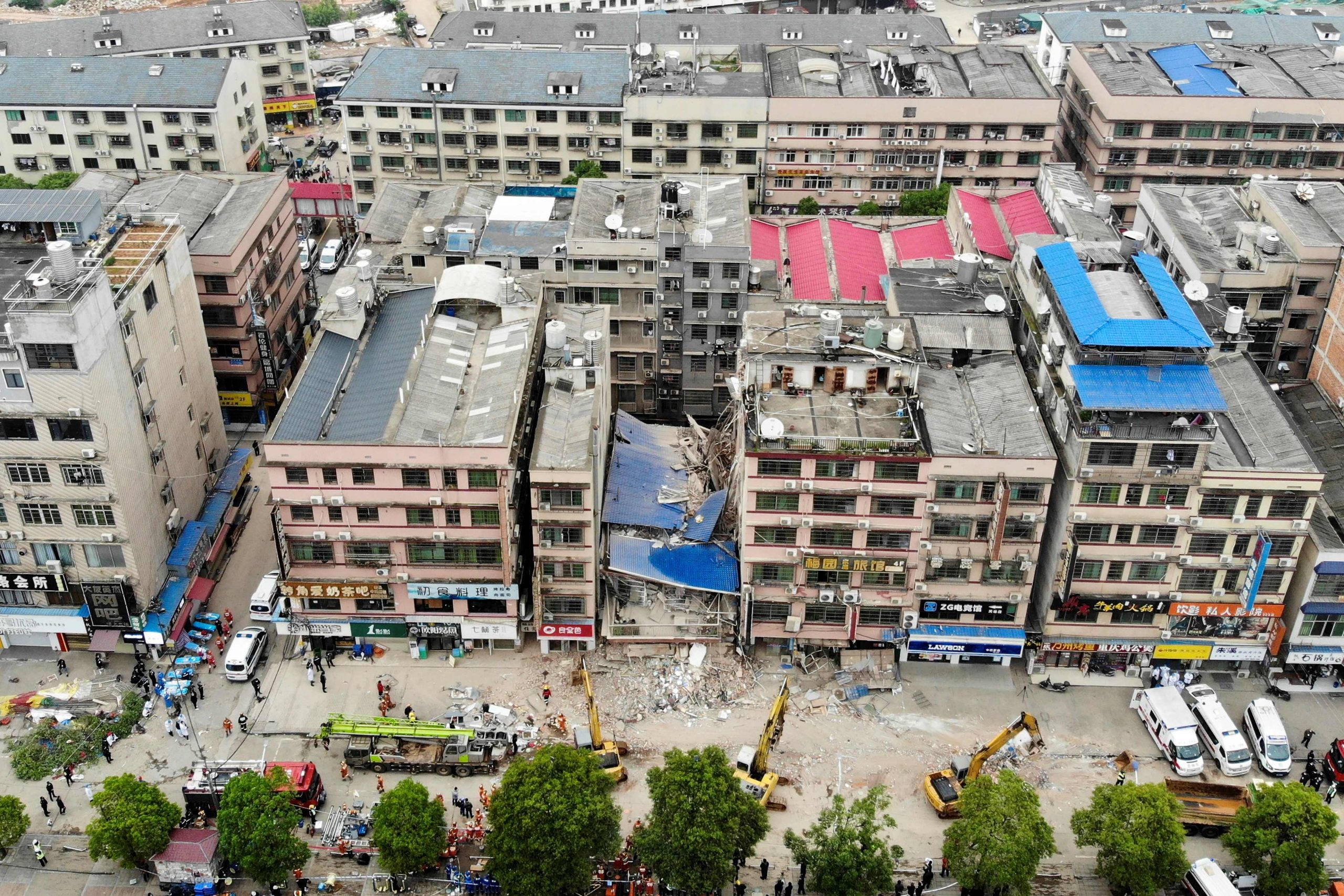 中国国务院设调查组查湖南“4·29”自建房倒塌事故